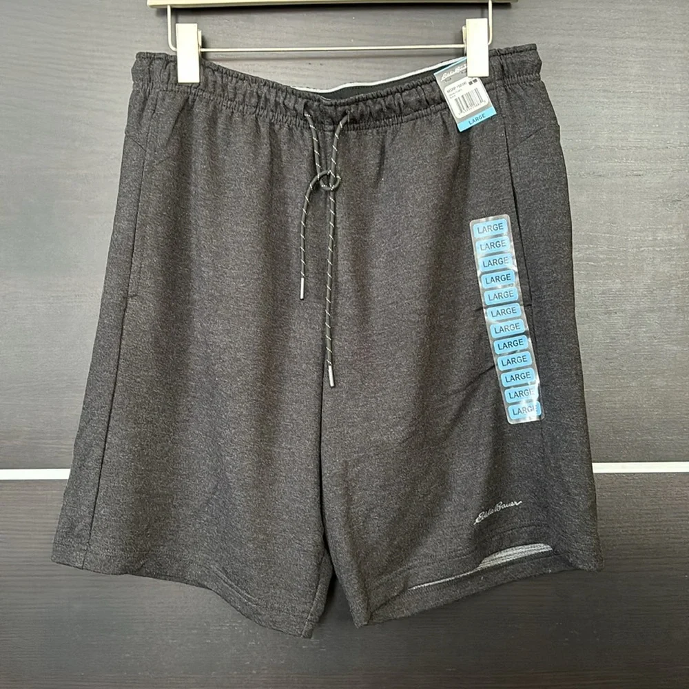 Eddie Bauer Men’s Dark Gray Lounge Shorts